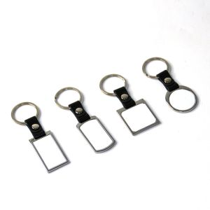 Buy cheap Zinc Alloy Metal Sublimation Keychain With Leather Buckle Picture Keychain from wholesalers