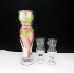 Buy cheap Handmade Bikini Beauty Shaped LFGB Unique Shot Glasses from wholesalers
