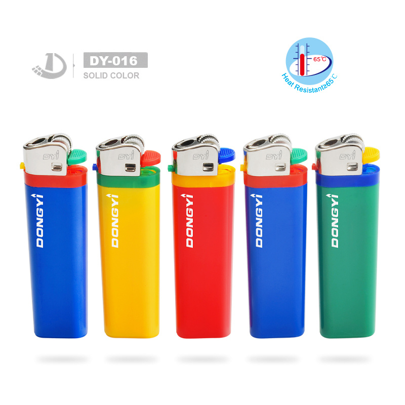 Normal label Colorful Refillable Fint Gas Lighter with ISO9994 Certificate