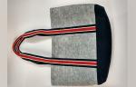 Non Woven Material Canvas Grocery Bags Small Front Pocket 35 * 25 * 5CM