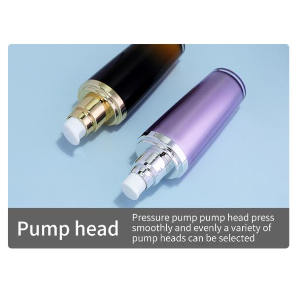 30ml 60ml 100ml Purple Empty Skincare Bottles Luxury Lotion Pump Bottle With Acrylic Base Material