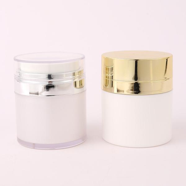 Luxury 15g 30g 50g 100g Personal Care Airless Cream Jar Plastic Airless Bottle