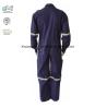 Buy cheap Cotton Dark Purple Fire Resistant Coveralls With Reflective Tape Safety Clothing from wholesalers