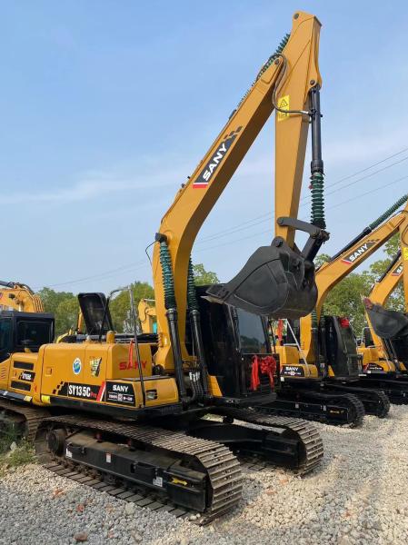 Buy cheap 73kW Used Sany Excavator 13 Ton Sany 135 Excavator Hydraulic W/0.58m3 Bucket from wholesalers