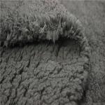 Commercial Quilted Coat Sherpa Fleece Fabric Dyeing Pattern Weft Knitted