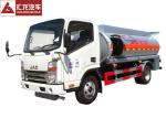 Buy cheap JAC Fuel Oil Truck  6000l Container Capacity 280hp Motor Power Seamless Tank from wholesalers