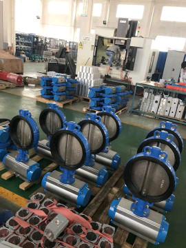 Buy cheap AT series dark blue colour caps pneumatic actuator aluminum from wholesalers