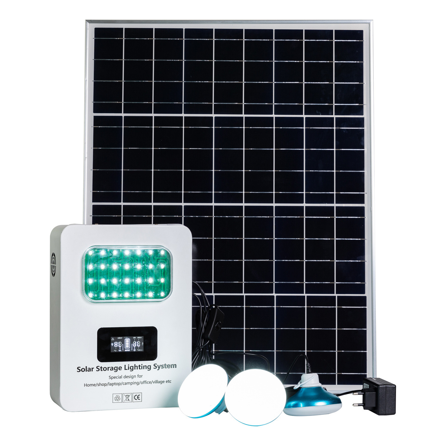 Efficient And Long-Lasting Portable Solar Generators 12V/220V With 3.6 Ah Battery