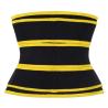 Buy cheap Neoprene 3 Belts Waist Trainer Black And Yellow Corset For Tummy Flattening from wholesalers