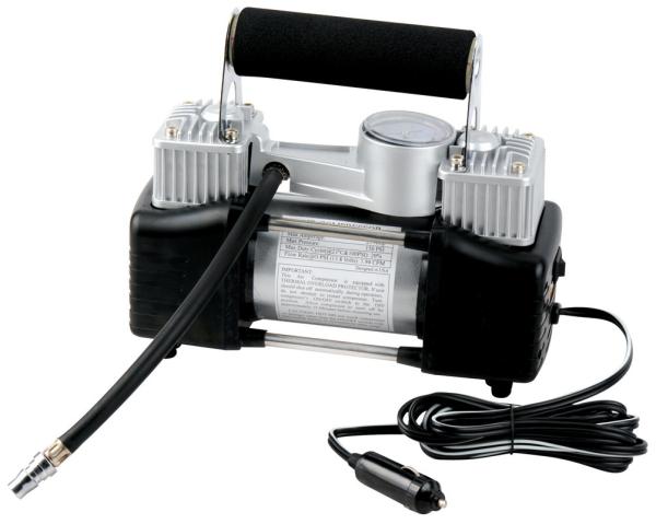 Portable Tire Pump DC 12 Volt Metal Tire Inflator Car Air Compressor For Truck