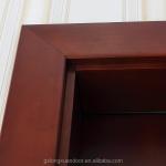 Bathroom Soundproof HDF Wood Doors Interior Finished 45mm Thick