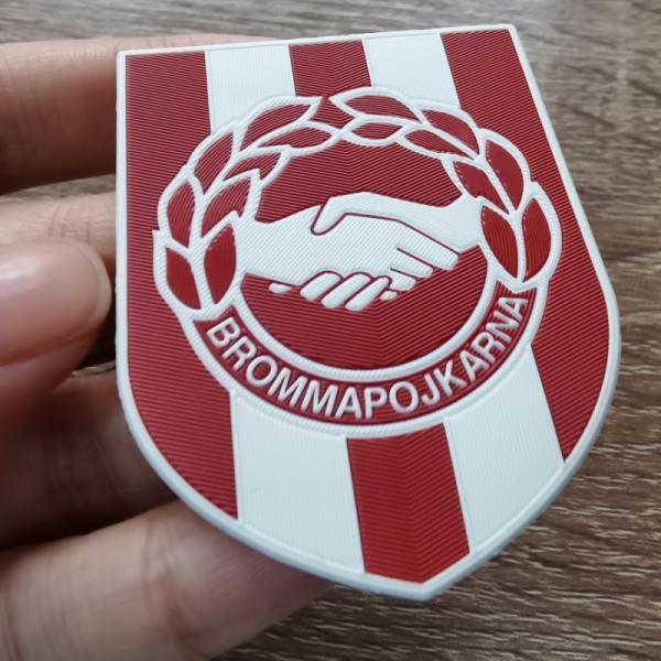Buy cheap Printing Logo Heat Transfer TPU Patch Main Logo For Famous Brand from wholesalers
