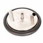 3 Lid Ports Milking Bucket Lid Made Of Stainless Steel For Optimal Productivity