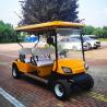 Buy cheap Yellow Color Customized 50km LSV 4 Seater Golf Cart Trolley 30mph-40mph from wholesalers