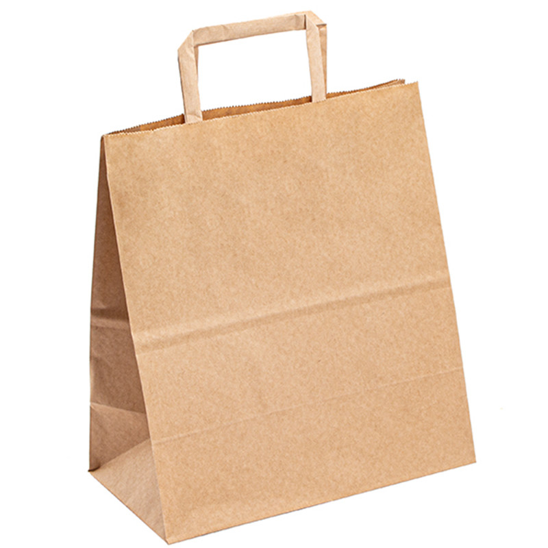 Reusable Paper Shopping Bags Customized With Twisted Handles / Flat Handles / Ribbon