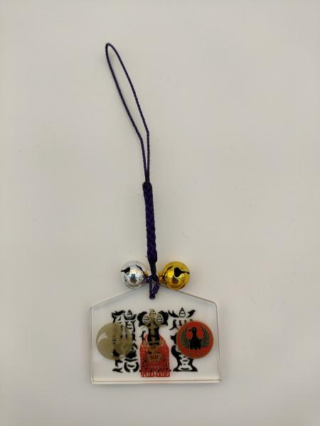 Buy cheap Cute Acrylic Sheet Keychain Ornamental Bell Attached 3mm Thick from wholesalers
