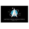 Buy cheap CMYK Printing Knit Polyester 110g US Space Force Flags from wholesalers