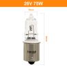 Buy cheap 1982SP 28V 75 Watt Halogen Bulb Airport Aircraft Navigation Light Bulbs from wholesalers