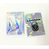Buy cheap custom hot stamp print foil child proof holographic mylar bag smell proof for cosmetics from wholesalers