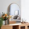 Buy cheap Customized Logo Decorative Wall Mirror with Arched Aluminum Frame and Customer Logo from wholesalers