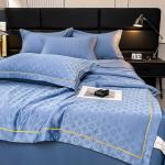 Buy cheap Comfortable and Breathable 200TC Satin Jacquard Quilt Set for Cool Summer Nights from wholesalers