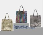 PVC Shopping Handbags Bag Tote Shopper Handles Transparent Clear Large Capacity