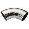 Buy cheap Easy Installation SS 201 304 316 Mirror Satin Inox Stair Accessories 63.5mm 2 1/2 Inch OD Stainless Steel Handrail Elbow from wholesalers