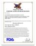 Shenzhen Raindrops PET  Co.,Ltd Certifications