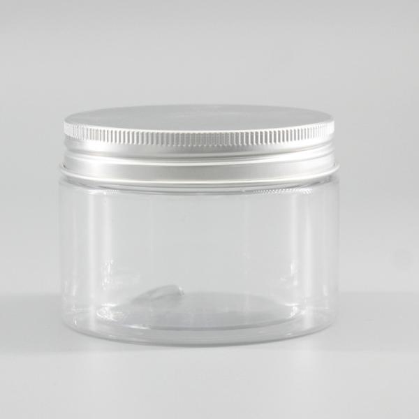 Buy cheap Cylinder 150ml PET Transparent Plastic Cosmetic Cream Jar Packaging from wholesalers