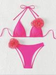 Vacation Swimwear With Halter Neckline And Flattering Fit Sexy Bathing Suits For