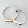 Buy cheap 18K Red White Double Color 11.7g Gold Anniversary Rings from wholesalers