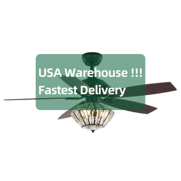 Buy cheap Industrial 65W Low Profile Metal Blade Ceiling Fan with light 120V AC DC Motor from wholesalers
