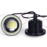 Colorful DRL 89MM 30W Car LED Fog Lights With RGB COB Halo Angel Eye Rings