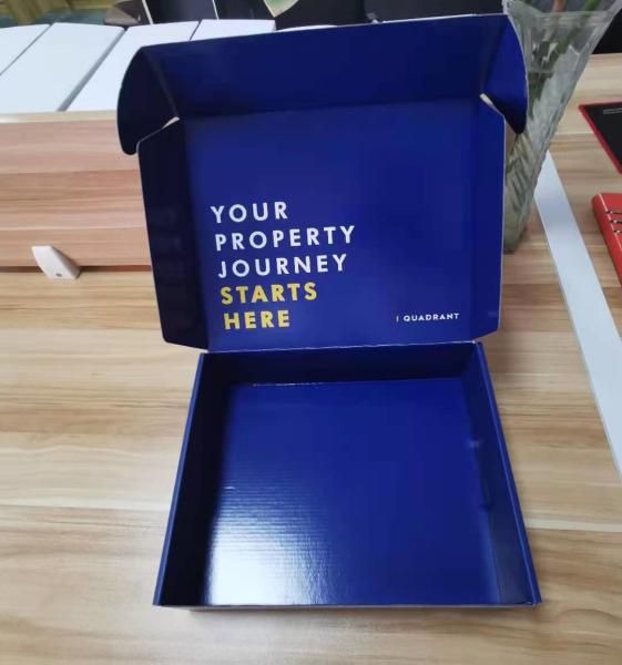 Buy cheap 4C Offset Printing 250 260 270 280gsm Rigid Cardboard Box from wholesalers