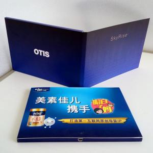 Wholesale LCD video brochure and video card for advertising, lcd video greeting card, video brochure card from china suppliers