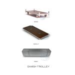 Standard Container Flower Trolley Logistics Turnover Truck Nylon Wheel Bearing