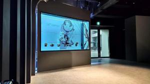 China 46 49 55 65 Inch Transparent LCD Screen 4k 2x2 Video Wall Customized Size on sale