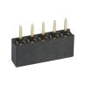 Buy cheap 2mm Pitch Female Header Connector Single Row 5 Pin Black Straight Type from wholesalers