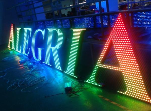 Buy cheap Metal LED lighted sign letters for outdoor advertising decoration from wholesalers