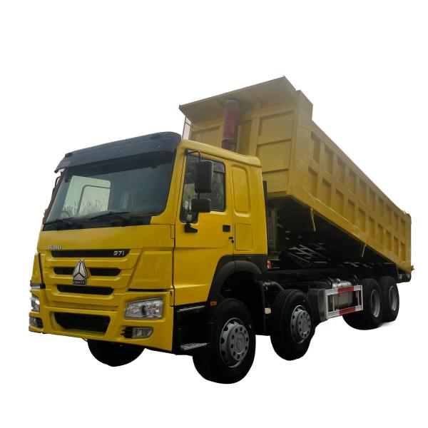 Buy cheap Used HOWO 8*4 Heavy-duty Dump Truck Tipper Truck Dumper 12.00R20 18PR in LHD SINO from wholesalers