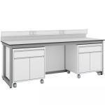 School Laboratory Furniture Work Bench Pharmaceutical Lab Furniture Floor