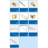 Buy cheap Shower Room Glass Door Round Pipe Hinge Easy Installation Adjustable from wholesalers