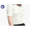 Buy cheap Rib Rolled Cuff Womens Knit Pullover Sweater One Quarter Cardigan Chest Pockets from wholesalers