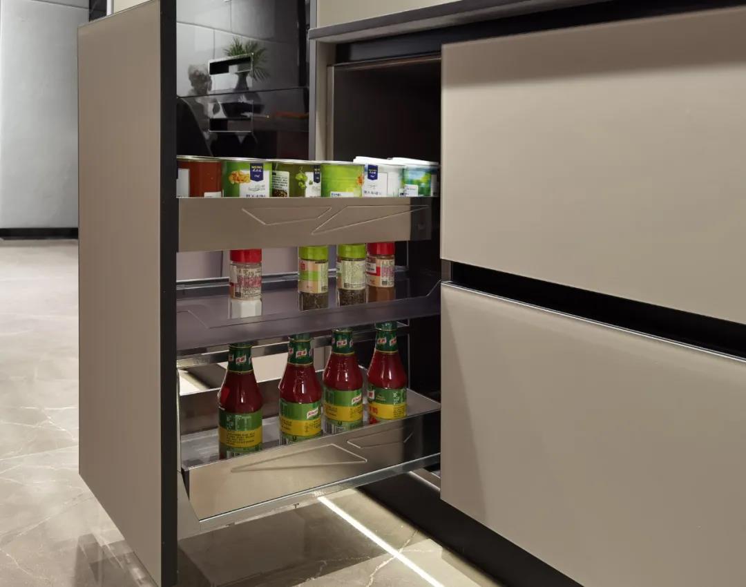 Jinhengsteel Modern Home Kitchen Cabinets SS 304 High Gloss