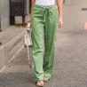 Buy cheap Fashion All Match Blue Casual Pants Summer Wide Leg Trousers from wholesalers