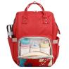 Buy cheap Water Resistant Red 17L Changing Bag Backpack Large Capacity 0.55kg from wholesalers