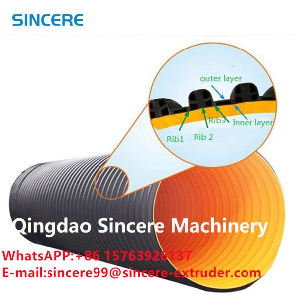 Buy cheap OEM Plastic HDPE Pipe Extruder Spiral Winding Corrugated Pipe Extrusion Line from wholesalers