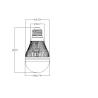 Buy cheap 9W A65 Full spectrum led light bulb with 2 Years Warranty , led spot light bulbs from wholesalers