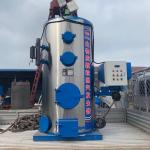 Solid Waste Fuel Fired Vertical Steam Boiler 0.3 Tons Biomass Wood Steam