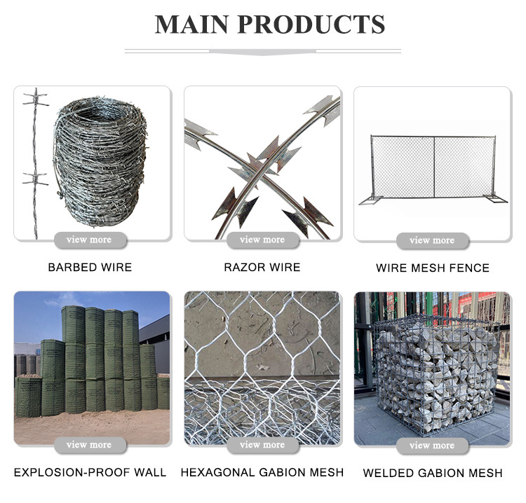 Plastic Coated Razor Barbed Wire Flat Wrap Wire For Security Fence